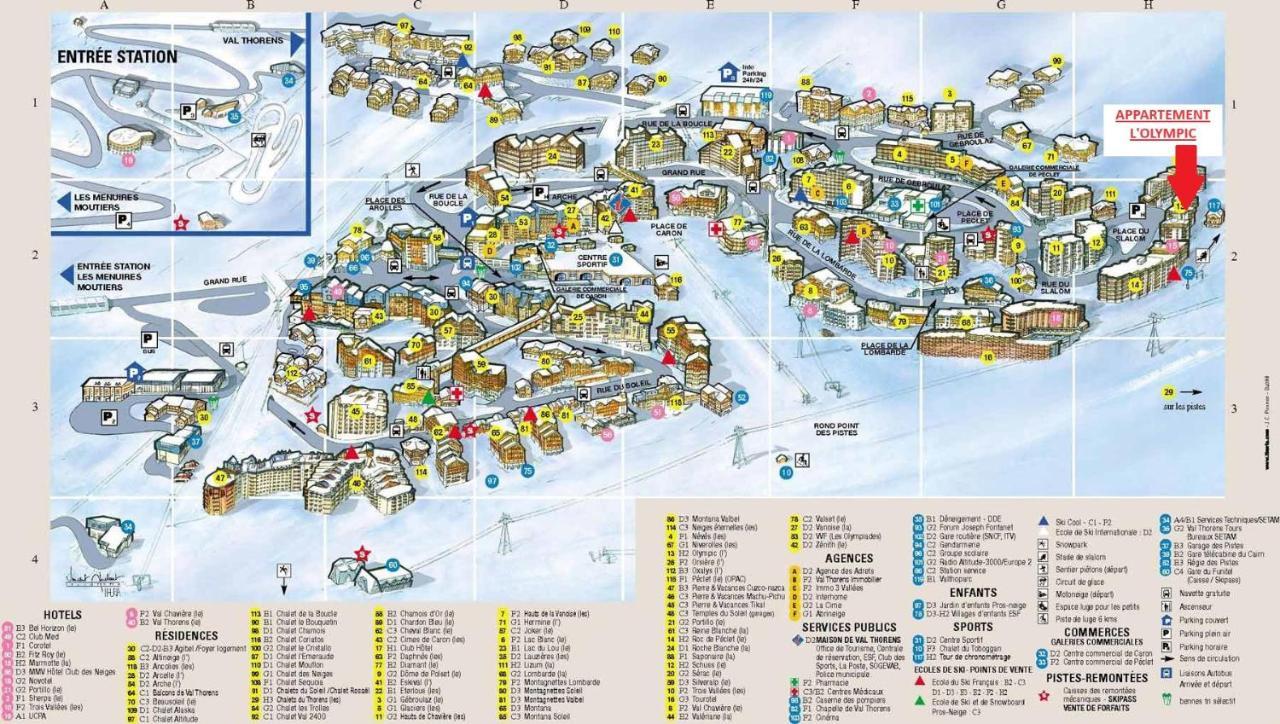 Olympic, Appartement Renove, Au Pied Des Pistes Val Thorens Bagian luar foto